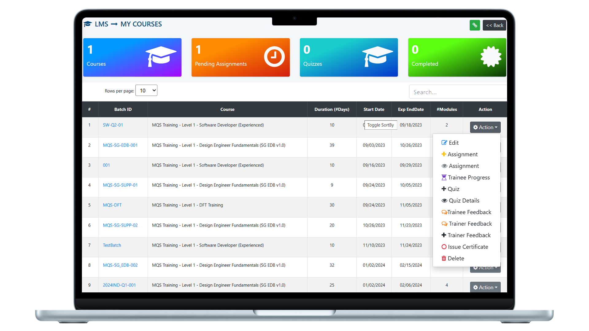 Learning Management